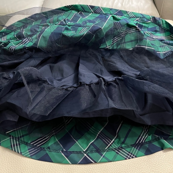 NWT - Janie and Jack Girl’s Ferry Green Tartan Party Dress - Size 5 - Picture 12 of 15